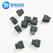 东莞硅胶制品厂家定制导电硅胶塞 黑色导电硅胶堵头