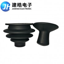 厂家定制工业仪器硅胶摇杆保护套 黑色环保柔软硅胶保护套