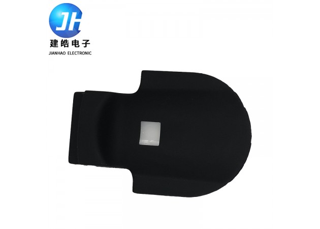 工厂开模定制透光透明血氧仪硅胶垫片 血氧仪喷油镭雕硅胶配件